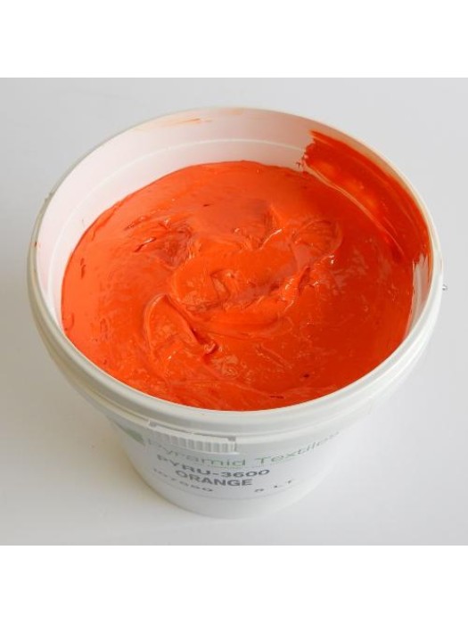 Quality Pyramid brand plastisol ink in Orange